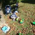 Dans les feuilles d'automne